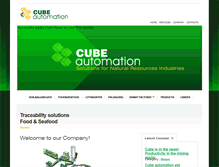 Tablet Screenshot of cubeautomation.com